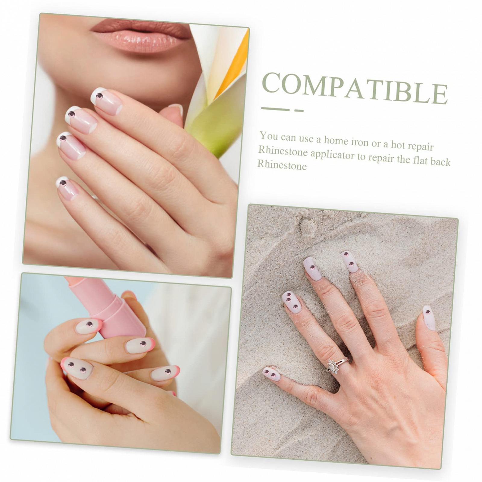 Стрази Healeved Плоскі для нігтів, фото №2