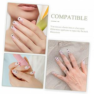 Стрази Healeved Плоскі для нігтів synthetic.ua - Фото 1