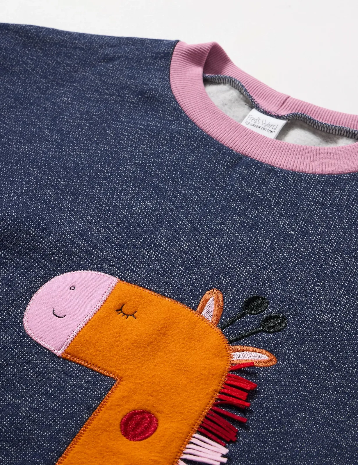 Унісекс світшот Fred's World by Green Cotton Hello Giraffe, фото №4