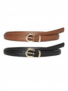 Женский ремень VERO MODA Vmkatja Coated 2-Pack (2 шт. в упаковке) - Фото 1