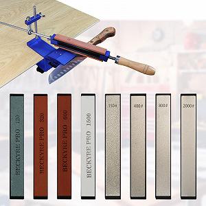 Купити Точильна система для ножів професійна поворот на 360° фіксований кут 8 каменів у комплекті - Фото 1 Точильна система для ножів професійна поворот на 360° фіксований кут 8 каменів у комплекті - Фото 1