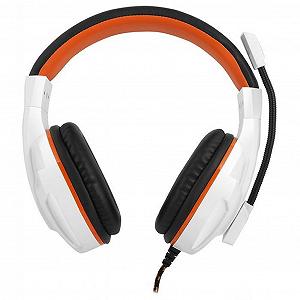 Наушники GEMIX N20 White-Black-Orange Gaming synthetic.ua - Фото 1