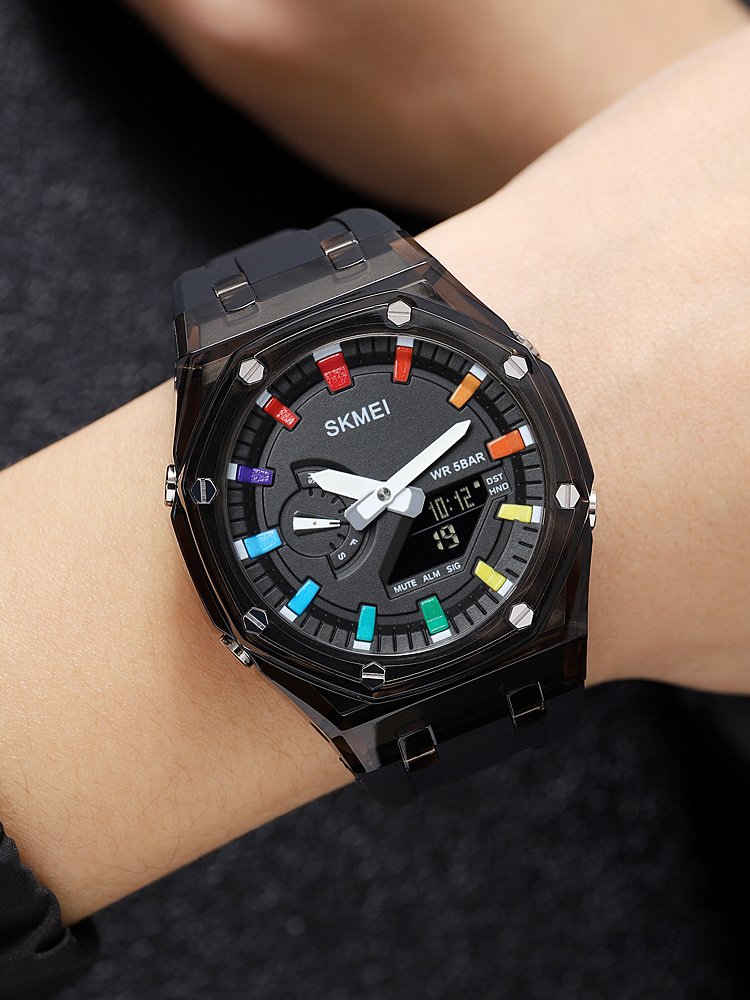 Годинник Skmei 2100BKBK Black-Black SALE, фото №3