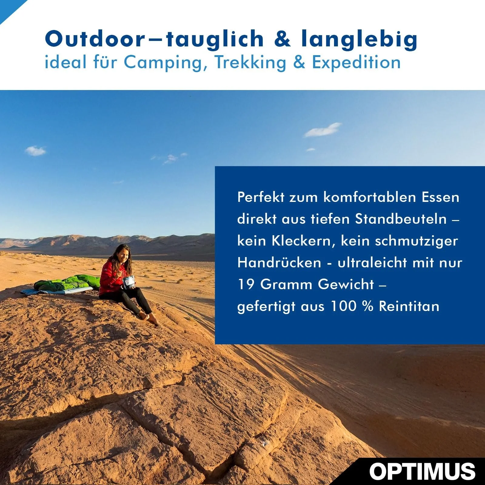 Ложка Optimus Titanium Long Титан, фото №4