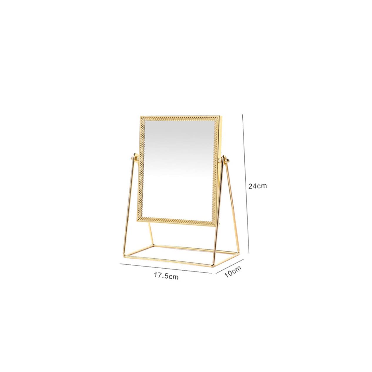 Зеркало Angoily 1stk настольное косметическое квадратное из металла Spitze, фото №5 Зеркало Angoily 1stk настольное косметическое квадратное из металла Spitze, фото №5