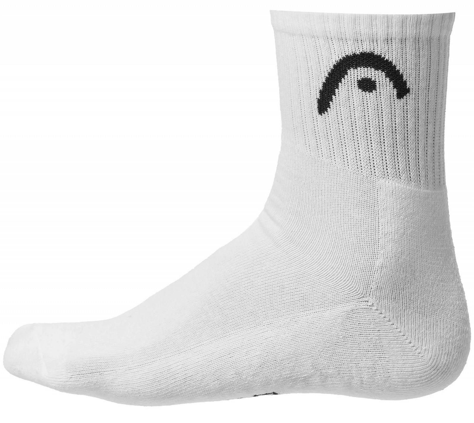 Шкарпетки Head ALL SPORTS TRAINING SHORT CREW 3P Білий  39-42, фото №2