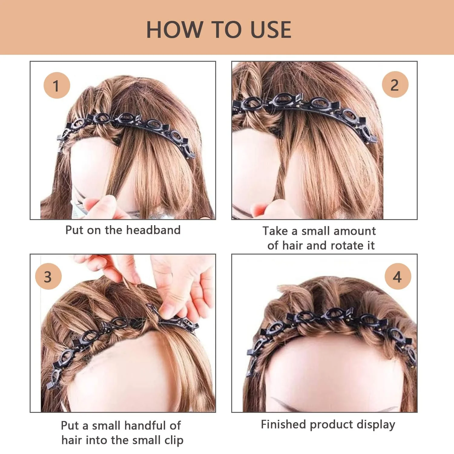 Обруч Amexo з затискачами, фото №5 Обруч Amexo з затискачами, фото №5