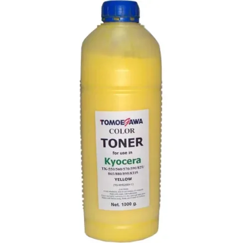 Тонер KYOCERA TK-550/825/865/880/895/8315 1кг Yellow Tomoegawa (TG-KM5200Y-1), фото №1 Тонер KYOCERA TK-550/825/865/880/895/8315 1кг Yellow Tomoegawa (TG-KM5200Y-1), фото №1