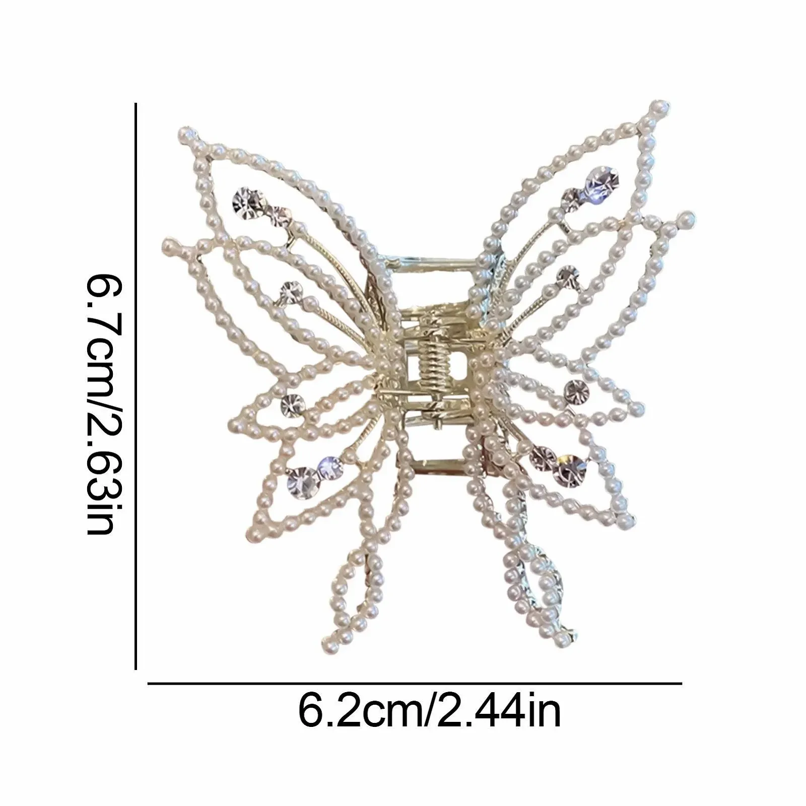 Заколка для волос Метелик Crystal Модный Блестящий Страз Свадебный, фото №5 Заколка для волос Метелик Crystal Модный Блестящий Страз Свадебный, фото №5