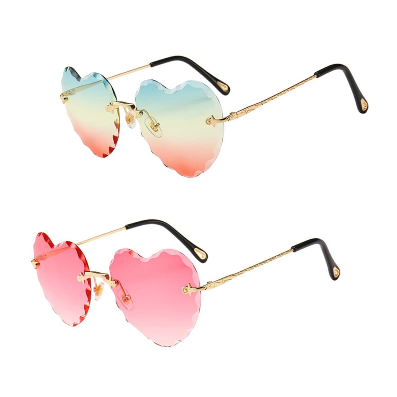 Сонцезахисні Окуляри PACKOVE Без Обрамлення Серцеподібні Жіночі Поляризовані, фото №6