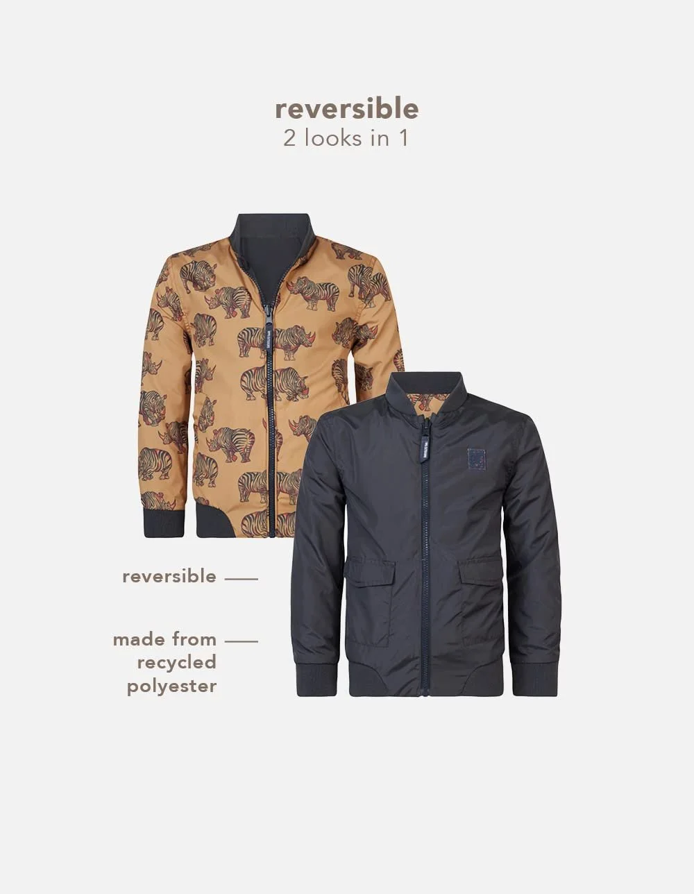 Куртка Noppies Raven двостороння для хлопчиків, фото №4