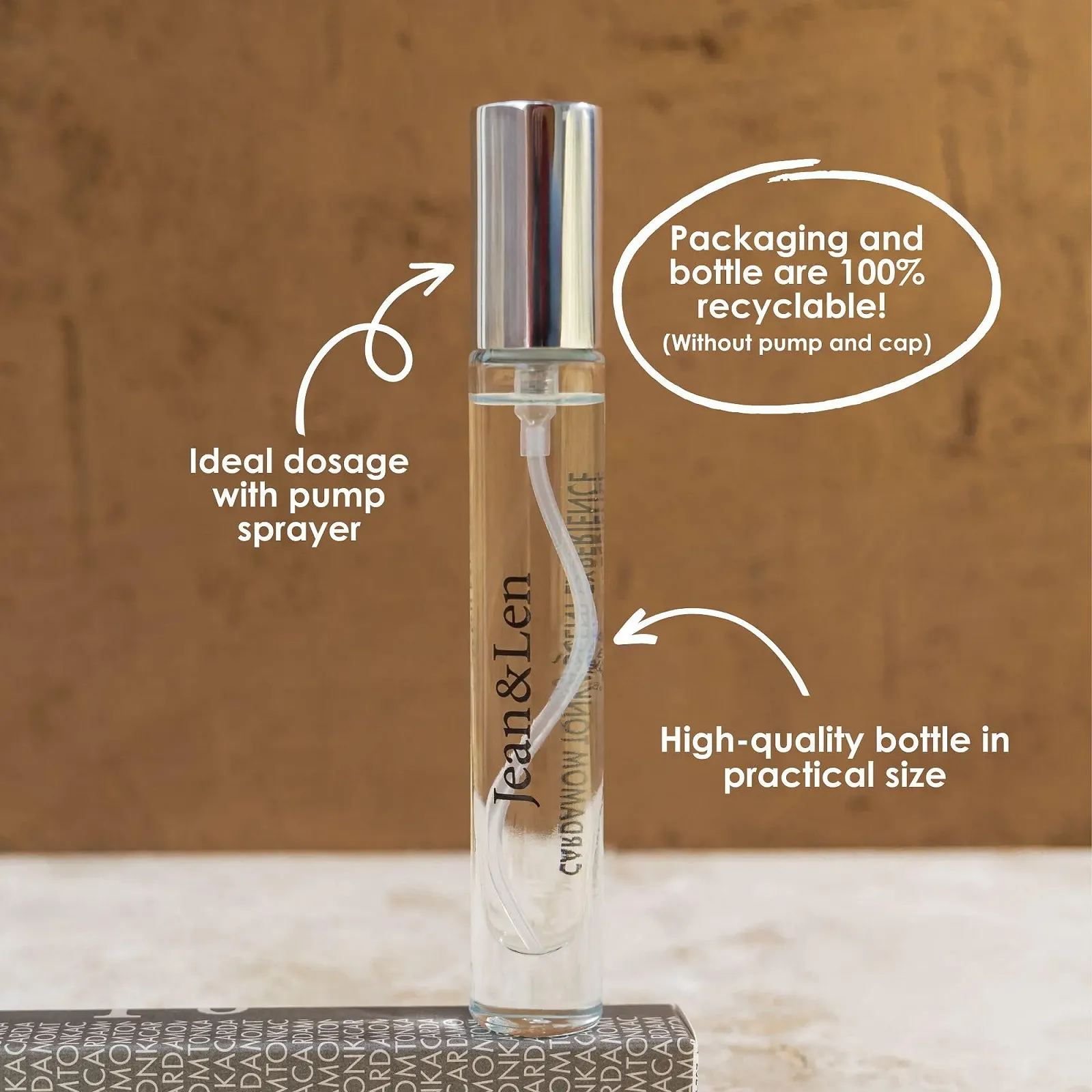 Туалетна вода Jean & Len Cardamom & Tonka Міні-парфум 10 мл, фото №3 Туалетна вода Jean & Len Cardamom & Tonka Міні-парфум 10 мл, фото №3