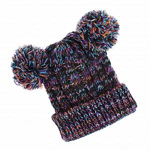 В'язана шапка з помпоном VALICLUD, 2 шт. synthetic.ua - Фото 1