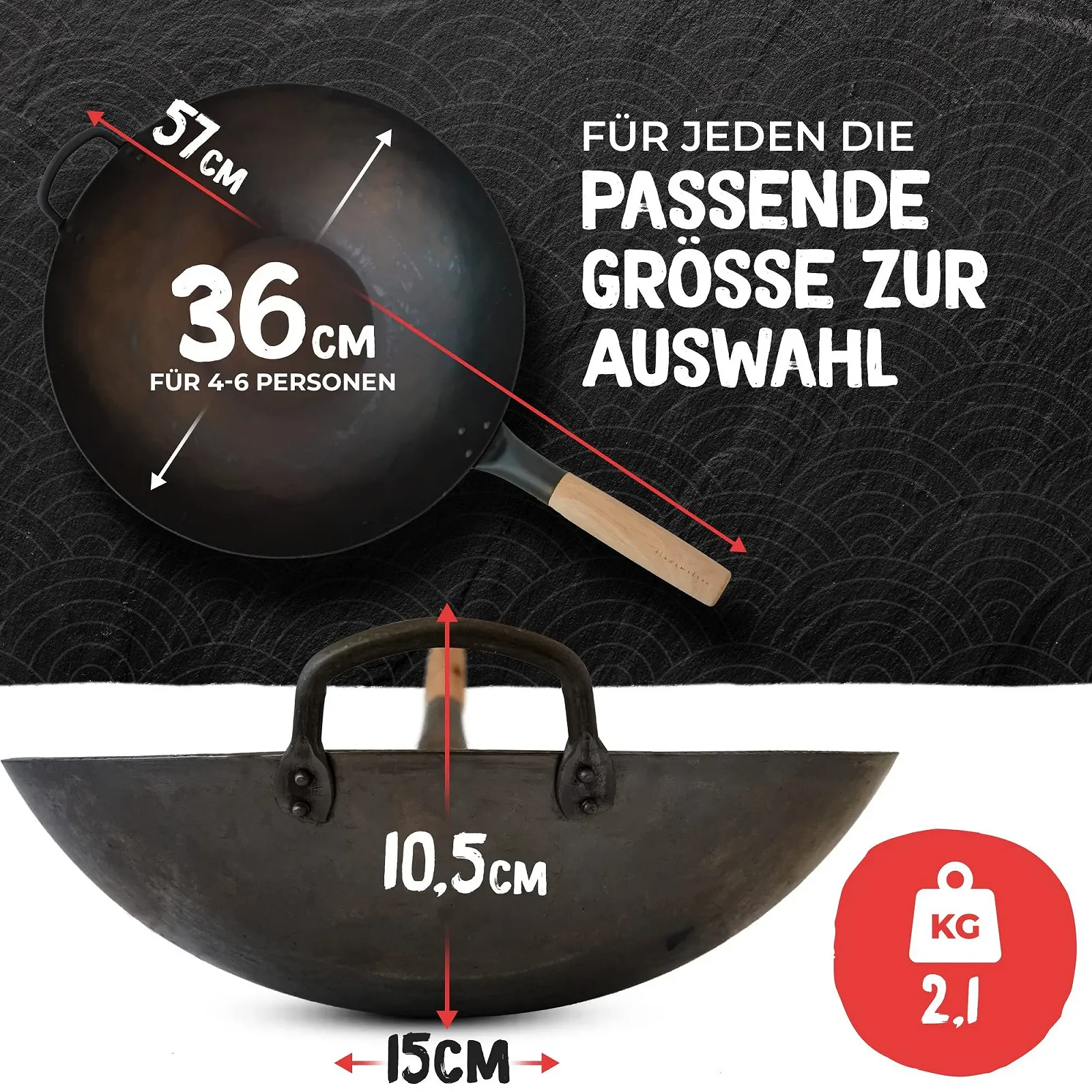 Сковорідка-Wok Flavemotion 36 см, плоска основа, фото №3 Сковорідка-Wok Flavemotion 36 см, плоска основа, фото №3