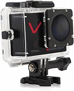 Камера Monster Digital Vision Sports FULL HD 1080p 30F/s CMOS-сенсор Автофокус Угол 140° Ультра-Широкий + 15 аксессуаров - Фото 1
