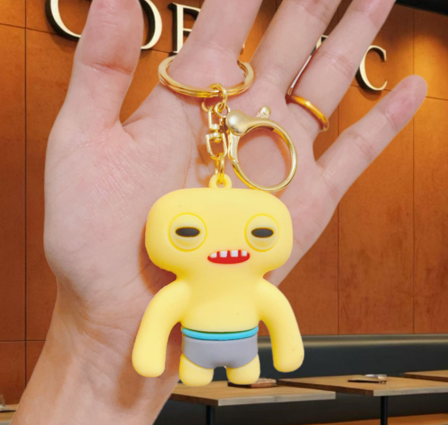 Брелок Fuggler лимонный фигурка игрушка для ключей, рюкзака, сумки 5 см, фото №4