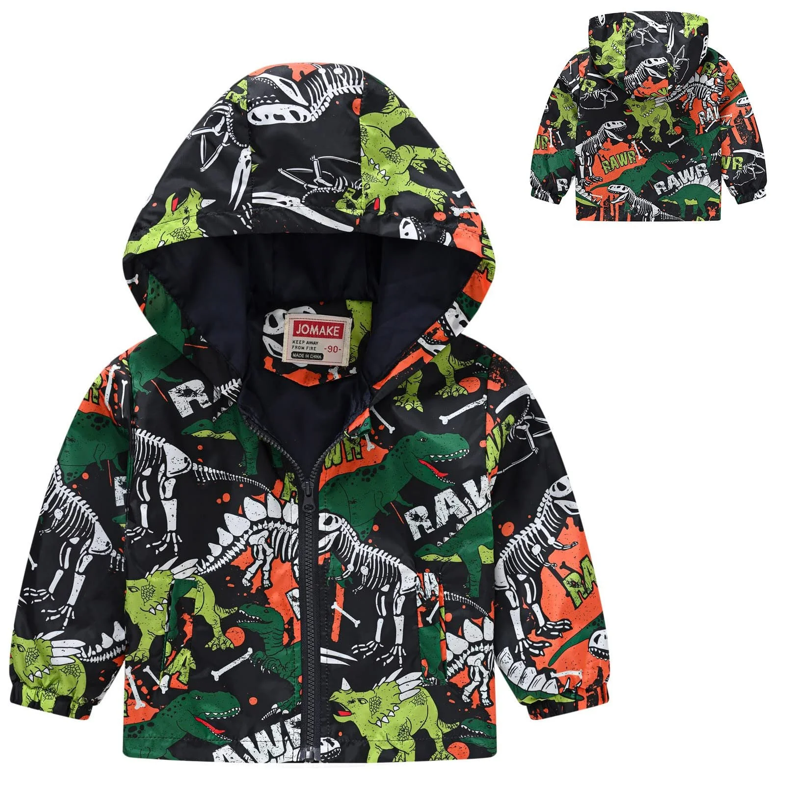 Куртка Mjjsk Детская водонепроницаемая Легкая ветровка Мультяшный, фото №3 Куртка Mjjsk Детская водонепроницаемая Легкая ветровка Мультяшный, фото №3