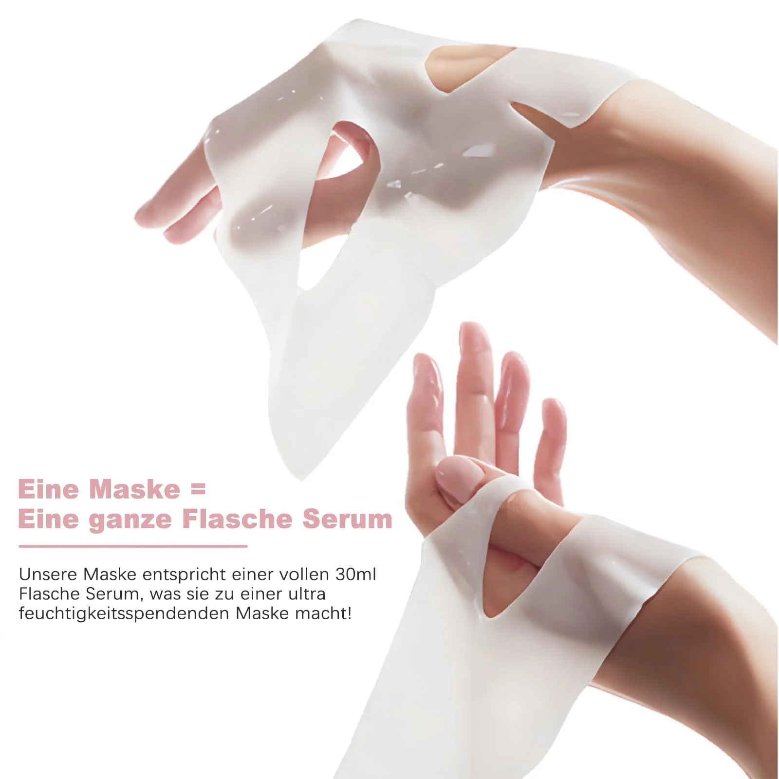 Маска VEROA Набір з 5 органічних масок з колагеном для посилення пружності шкіри, фото №8