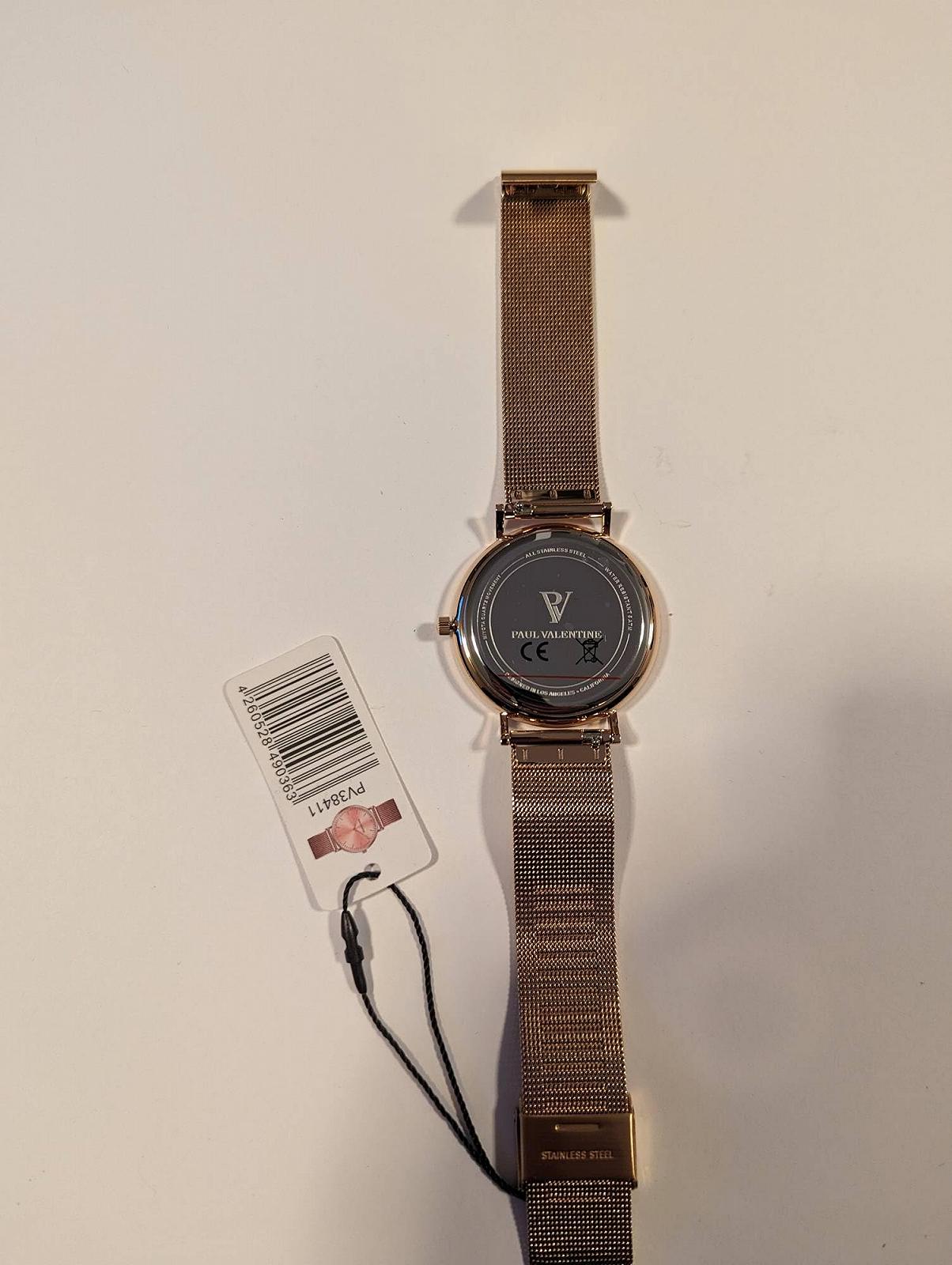 Женские часы PAUL VALENTINE Melrose Mesh 38 мм PV38411, Браслет, фото №4 Женские часы PAUL VALENTINE Melrose Mesh 38 мм PV38411, Браслет, фото №4
