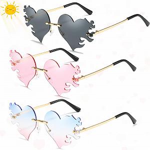 Сонцезахисні окуляри Серце Liekadijiae Червоний - Фото 1