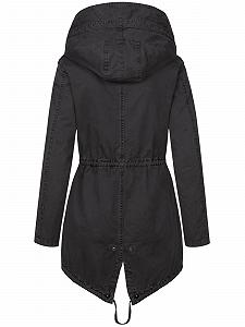 Женская зимняя куртка Jet Lag Parka 21-697 с меховым капюшоном XL synthetic.ua - Фото 1