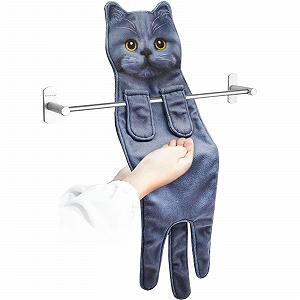 Рушник PAT JUUMG Funny Cat поглинаючий декоративний для кухні Синій кіт - Фото 1