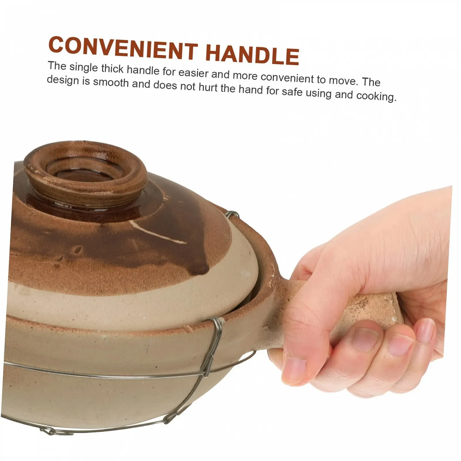 Китайський Керамічний Ківш SOLUSTRE термостійкий порцеляновий, фото №6