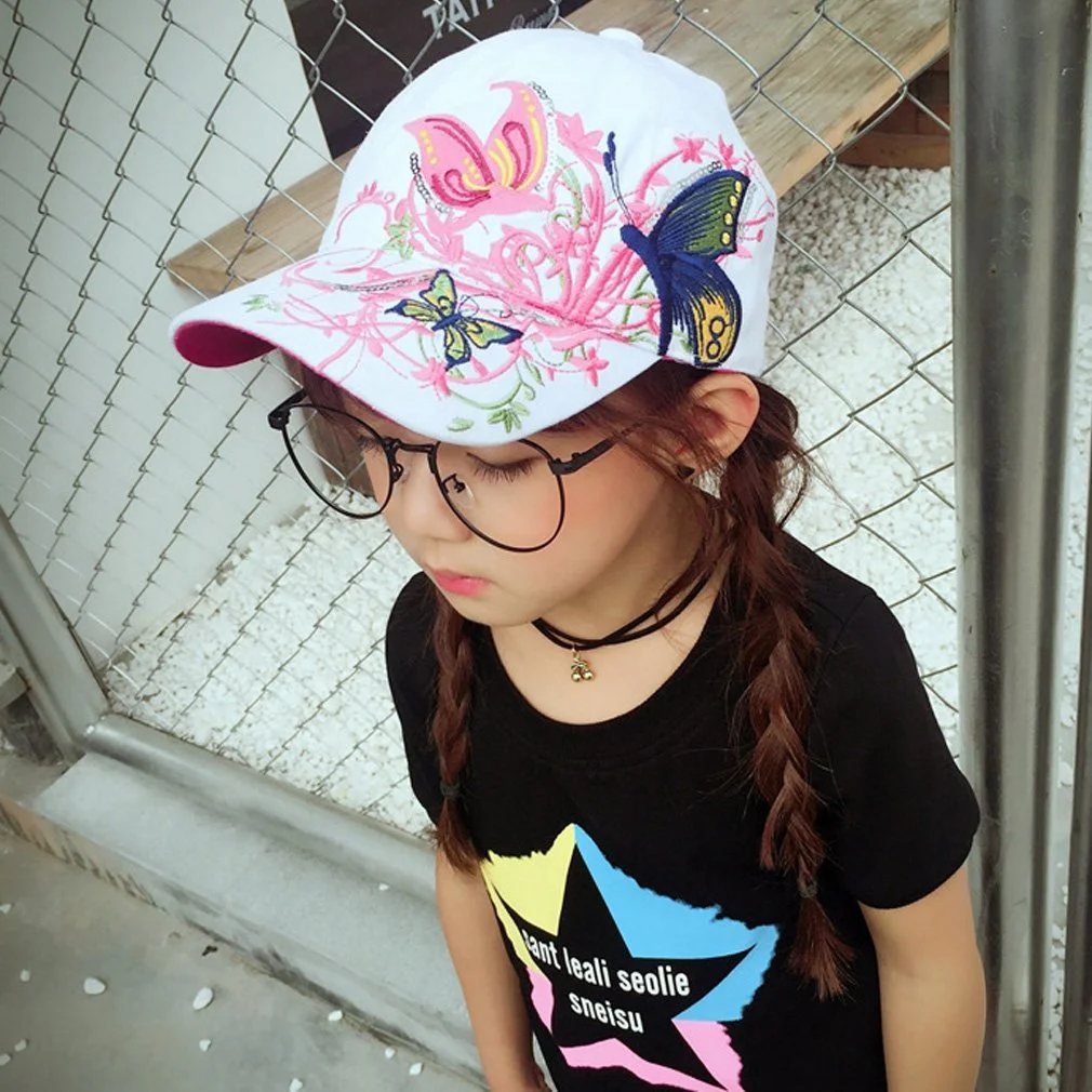 Бейсболка-тракер Belsen для девочек винтажная с вышивкой бабочки, фото №6