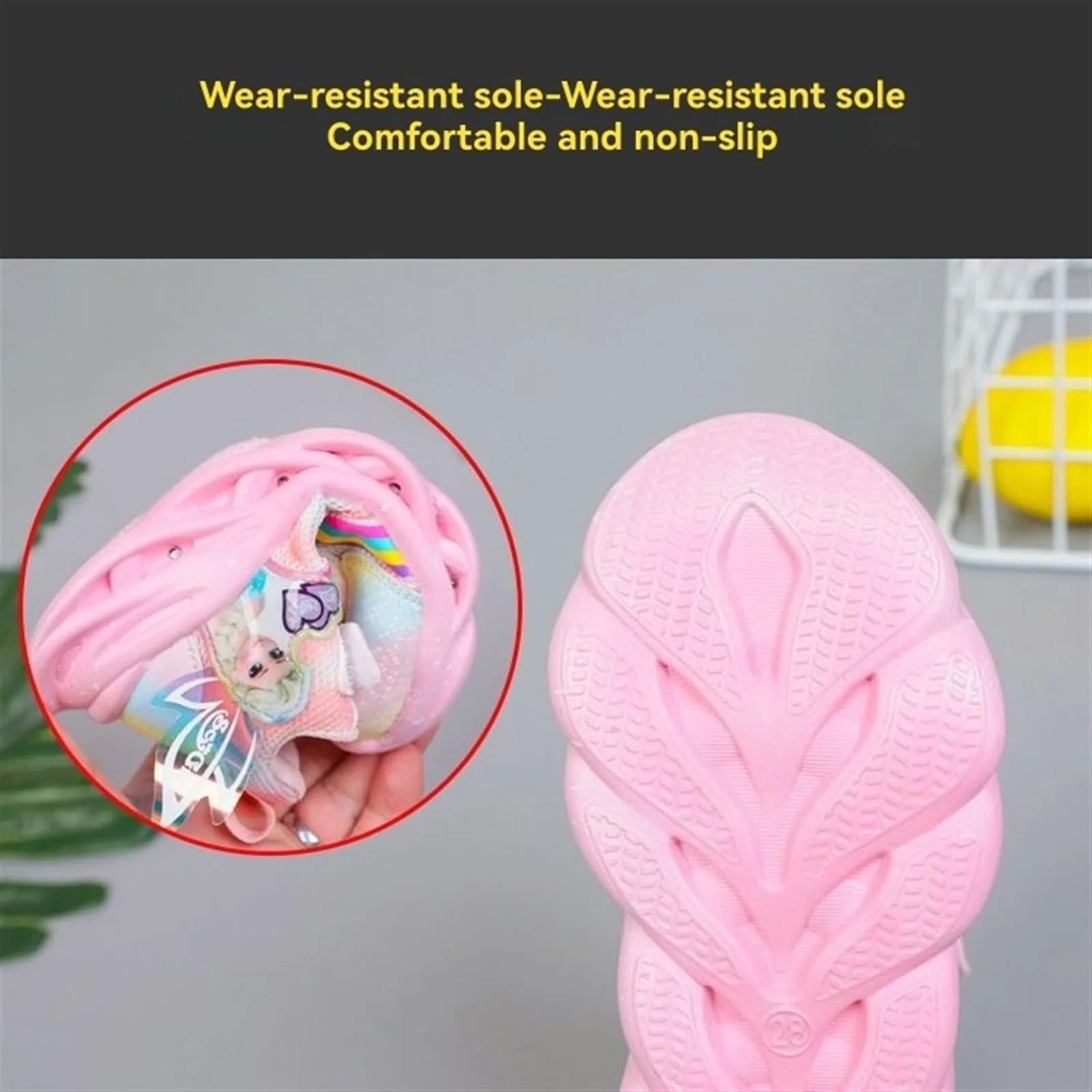 Детские Кроссовки Elsa С Подсветкой, Размер 2-12 Лет, фото №6