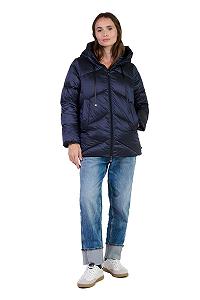 Пуховая куртка Le Temps des Cerises Kilia Темно-синий - Фото 1