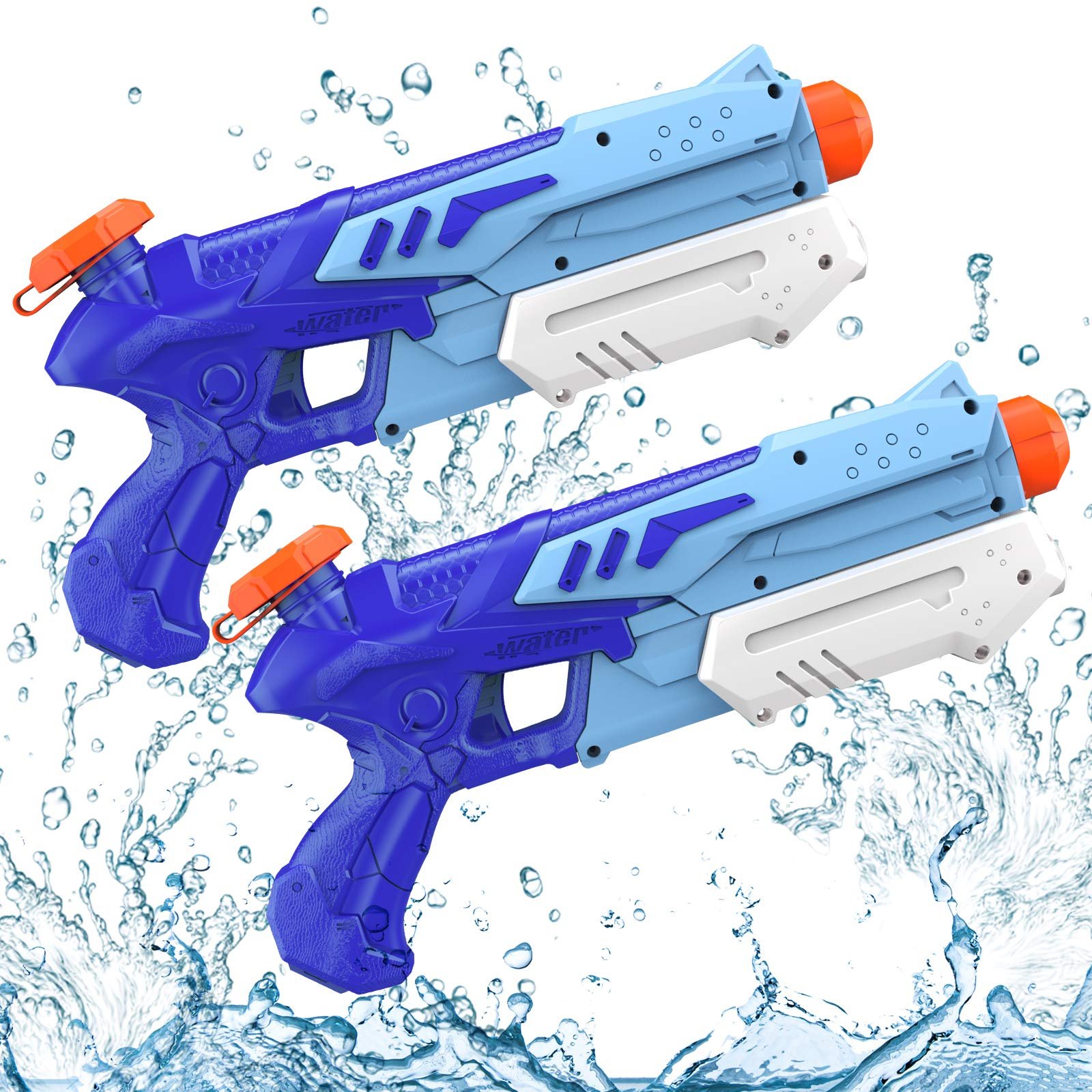 Пистолет водяной Kiztoys Super Squirt 300 мл, дальность 10 метров, 2 шт, фото №1