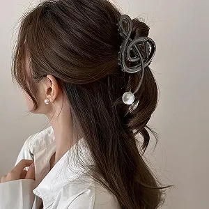 Металлическая заколка для волос с музыкальной нотой synthetic.ua - Фото 1