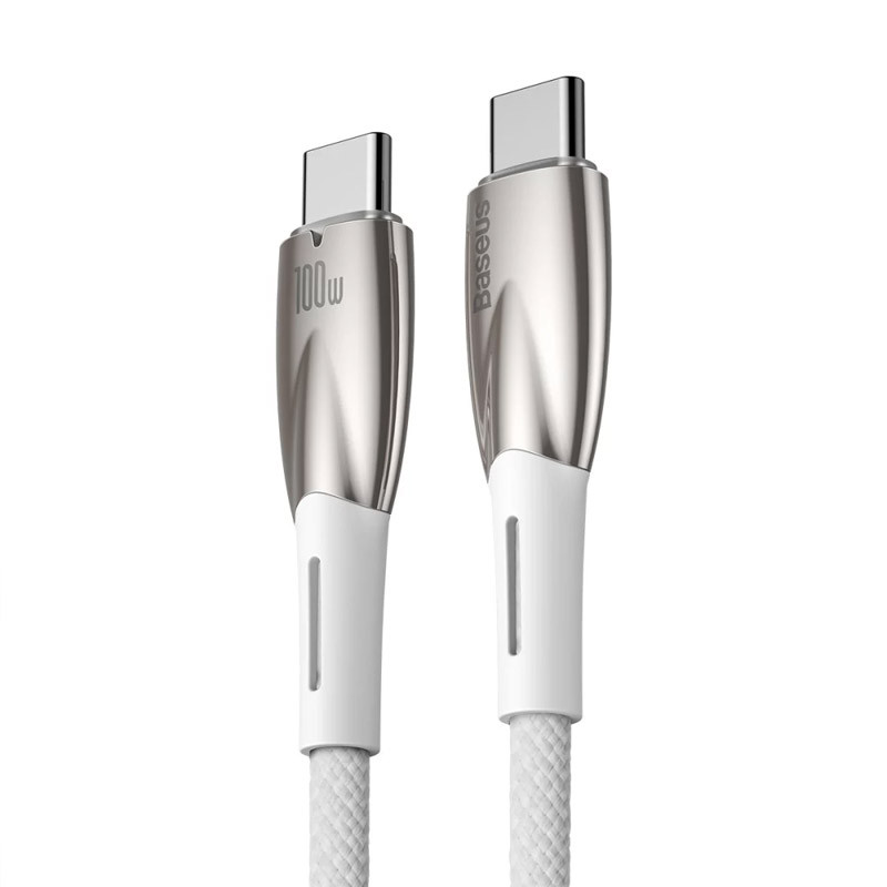 Дата кабель Baseus Glimmer Series Fast Charging Type-C to 100W 1m CADH00070, фото №2