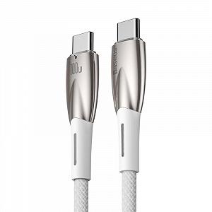 Дата кабель Baseus Glimmer Series Fast Charging Type-C to 100W 1m CADH00070 synthetic.ua - Фото 1