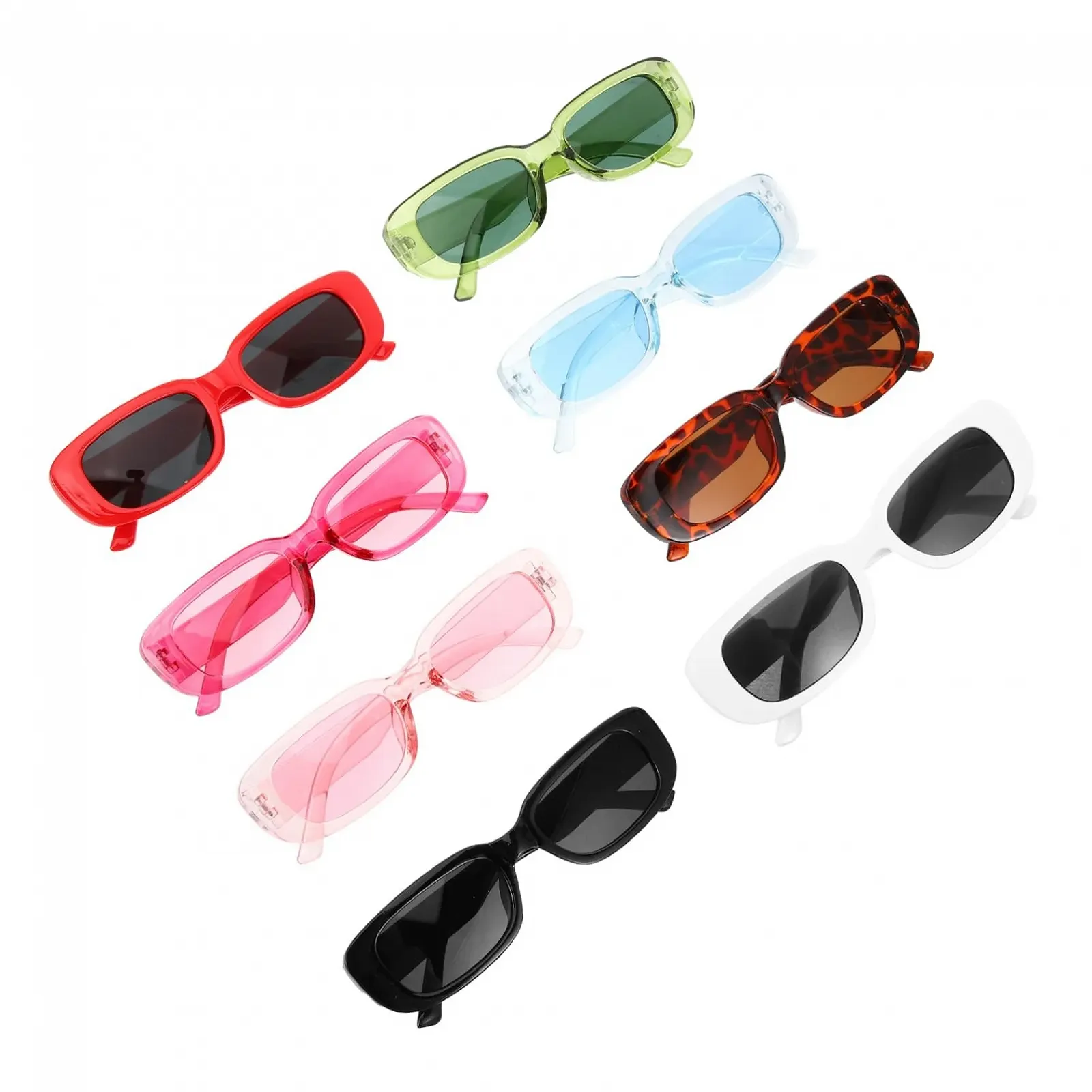 Сонцезахисні окуляри PACKOVE Вінтажний стиль для жінок та чоловіків, прозорі лінзи, фото №2