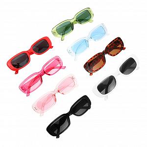 Сонцезахисні окуляри PACKOVE Вінтажний стиль для жінок та чоловіків, прозорі лінзи synthetic.ua - Фото 1