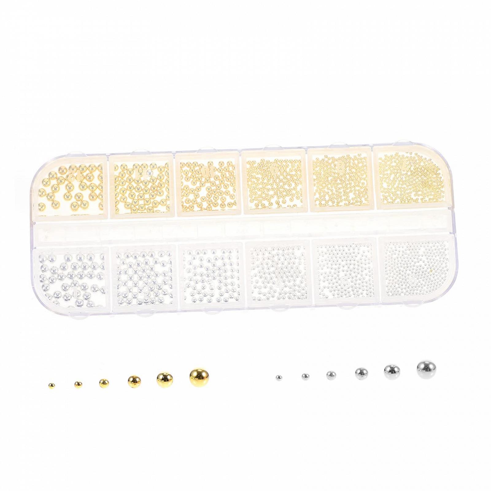 Декоративні Прикраса для нігтів Mikinona, різнокольорові металеві, фото №1