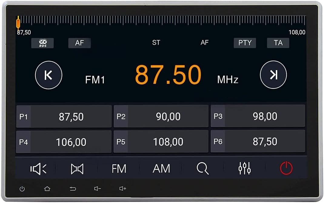 Автомагнітола JFSound JF-011A-XDAB-D9 / 10.1" / Сенсорна / 4/64Гб / Android 10 / Bluetooth / GPS / WI-FI / DAB / 1DIN, фото №3