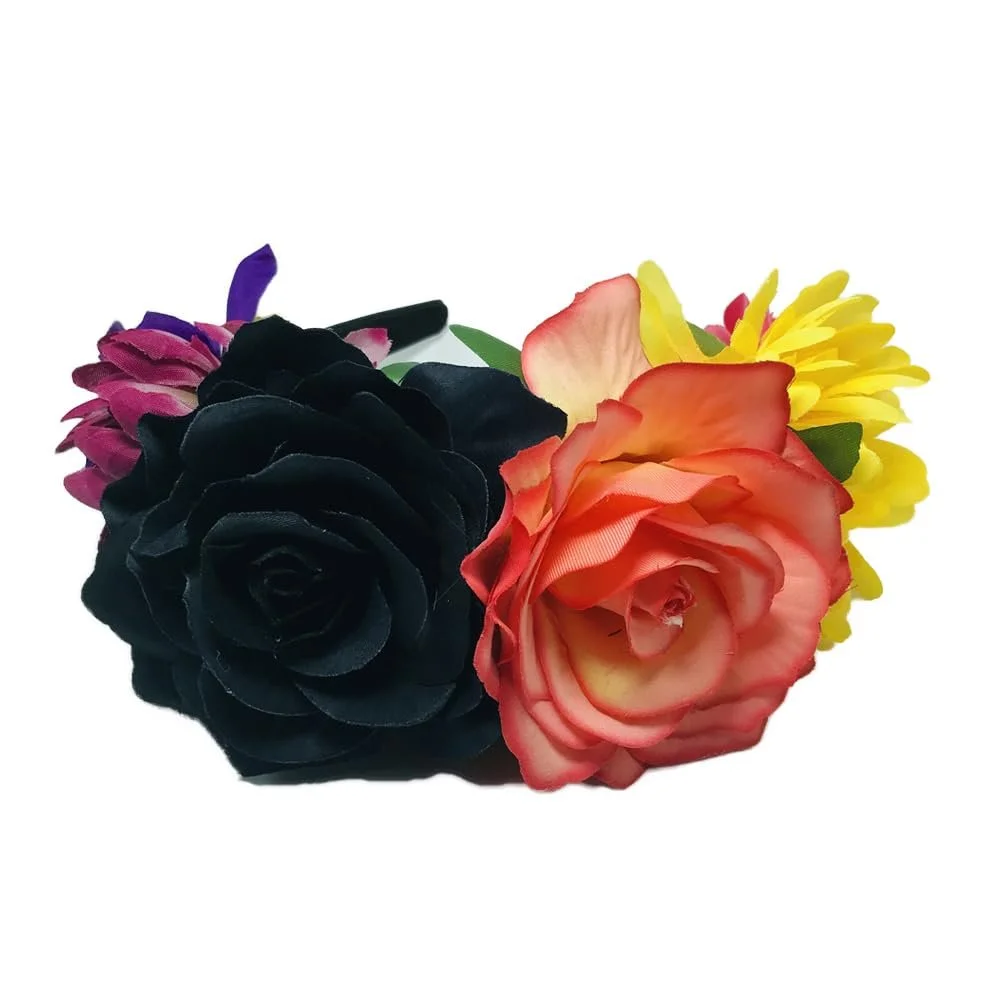 Обруч для волосся Квітка мексиканської троянди, фото №7