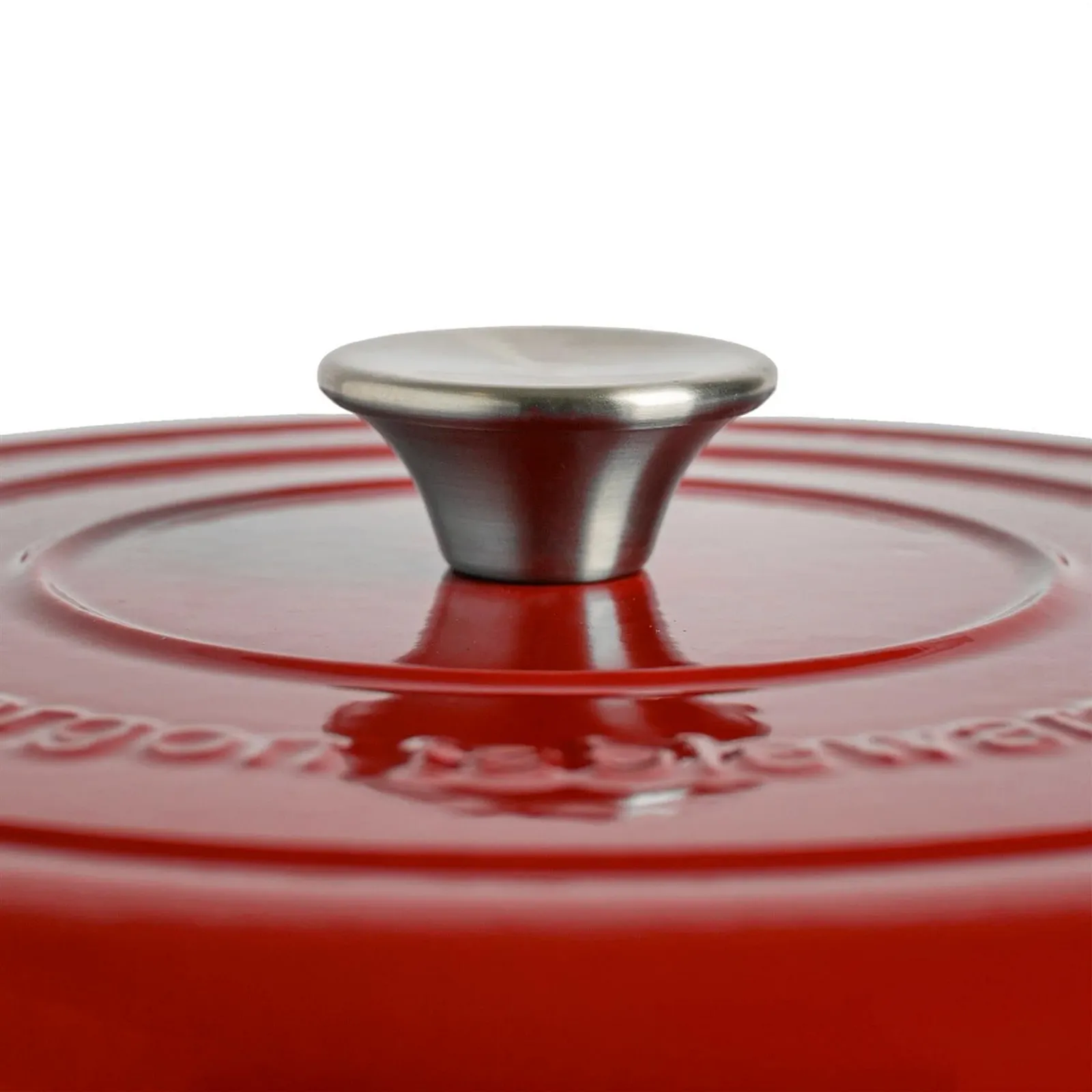 Форма для запекания Argon Tableware чугунная плоская с крышкой 2.3 л красное омбре, фото №6