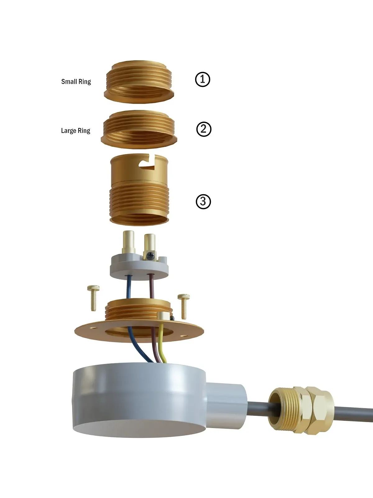 Настільна лампа Dc Voltage Retro Water Pipe Steampunk B22 Iron, фото №7