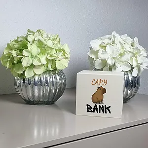 Скарбничка дерев’яна Capy Bank Капібара synthetic.ua - Фото 1