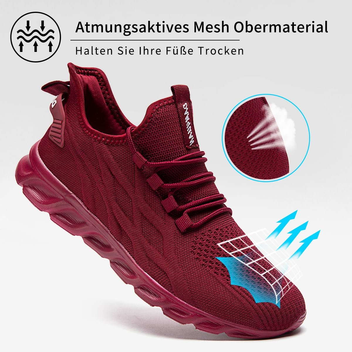 Кросівки чоловічі ZDFQLGV Спортивні Бігові Легкі, фото №4