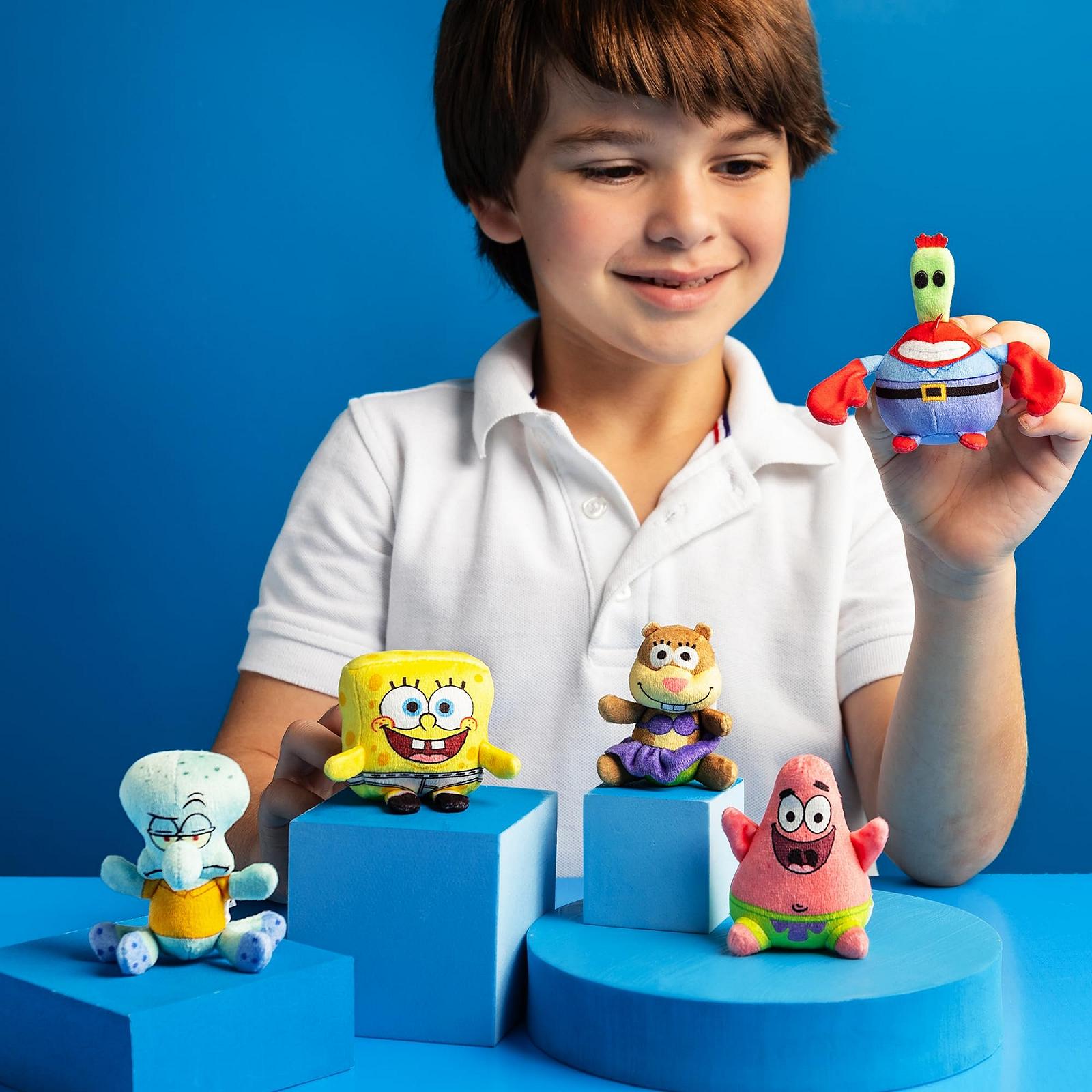Фігурка Basic Fun Spongebob Squarepants Micro Teenies, колекційний набір, 5 шт, з 3 рідкісними фігурками, фото №4