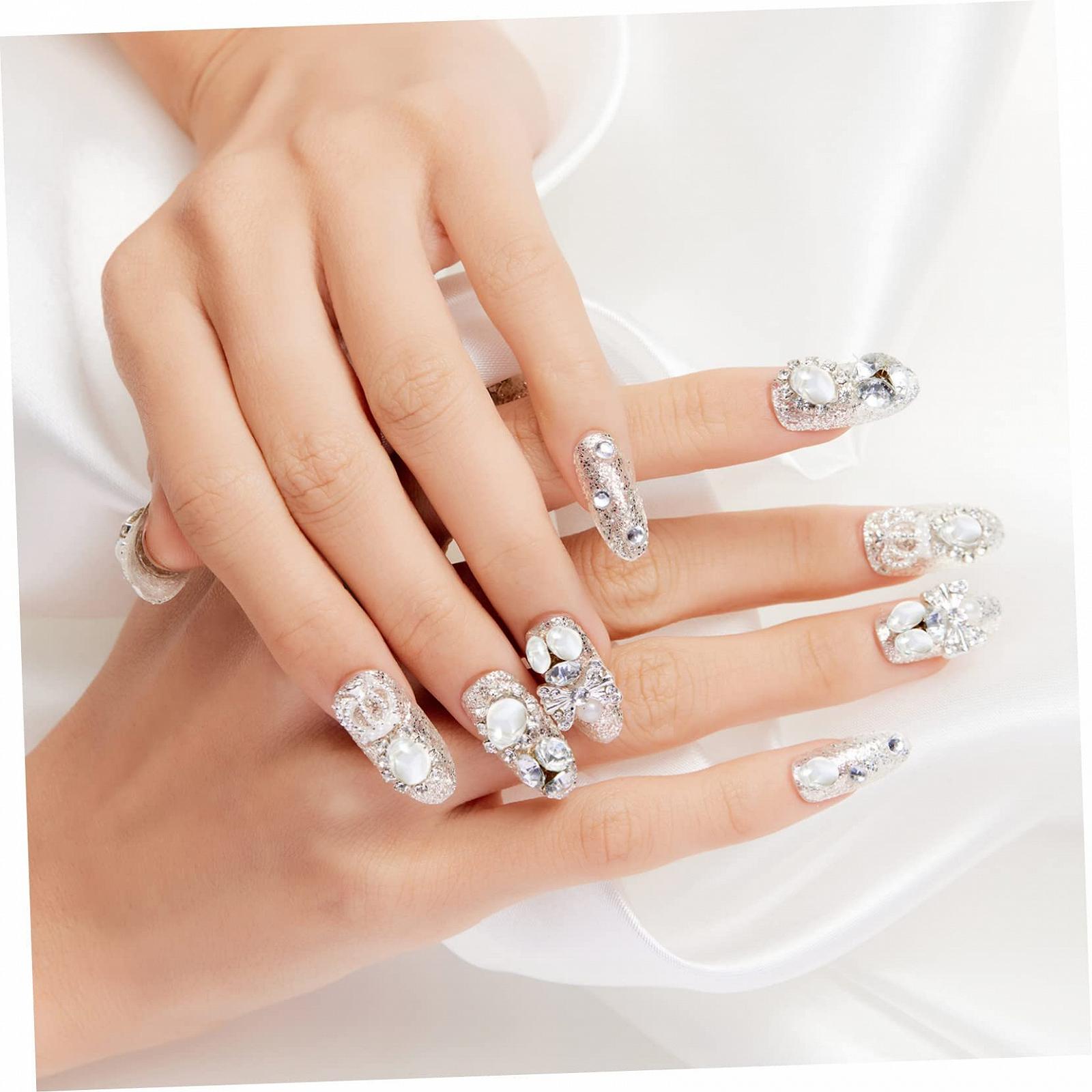 Прикраси для нігтів WOONEKY Діаманти 100 шт. Різнокольорові, фото №2