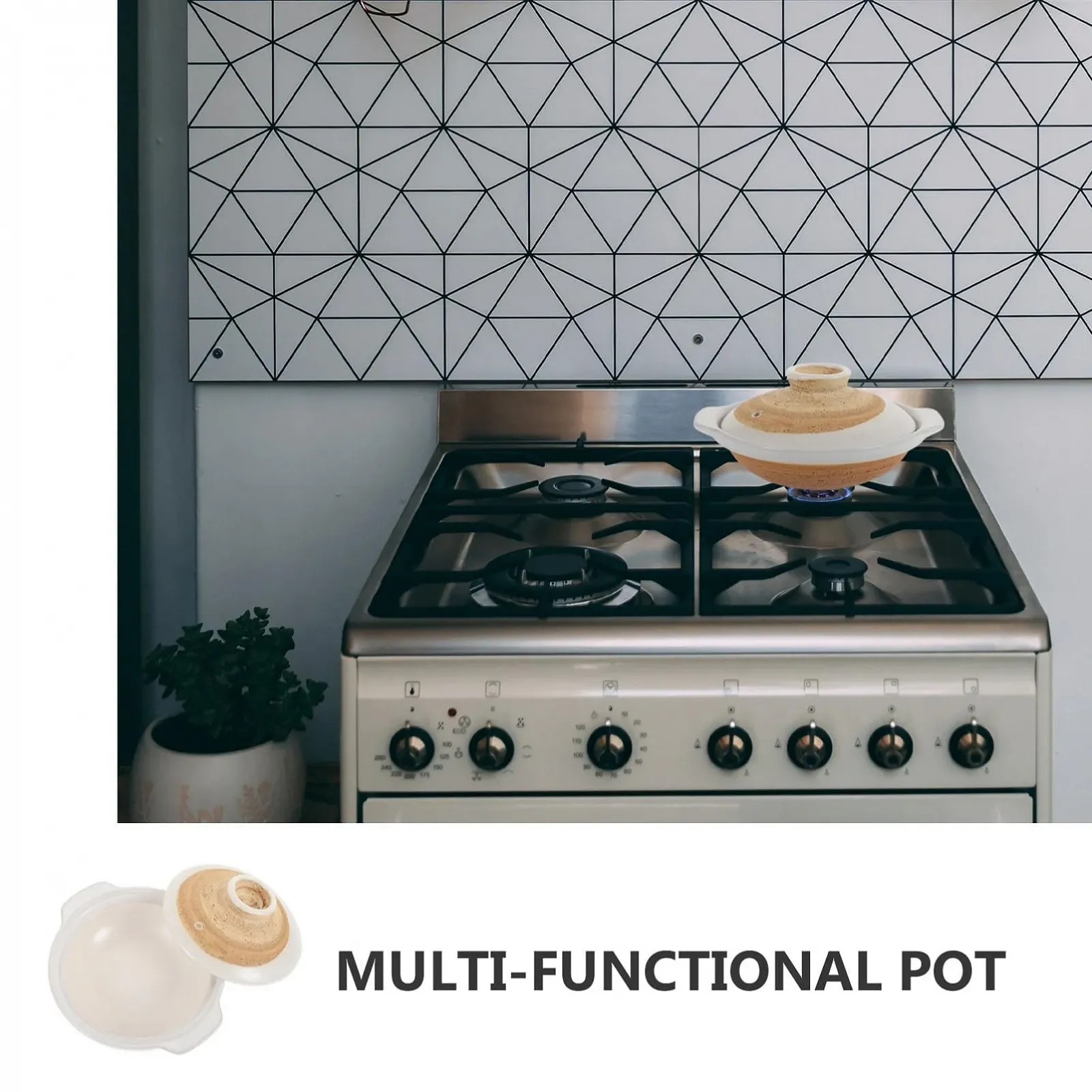 Горшок керамический VALICLUD для риса и супа с двумя ручками, фото №4 Горшок керамический VALICLUD для риса и супа с двумя ручками, фото №4