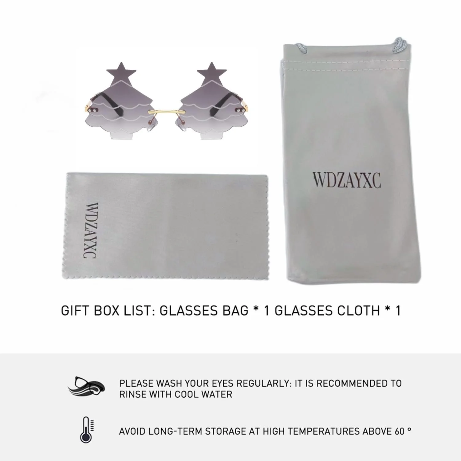 Сонцезахисні окуляри Дерево WDZAYXC для вечірок для чоловіків і жінок, фото №3