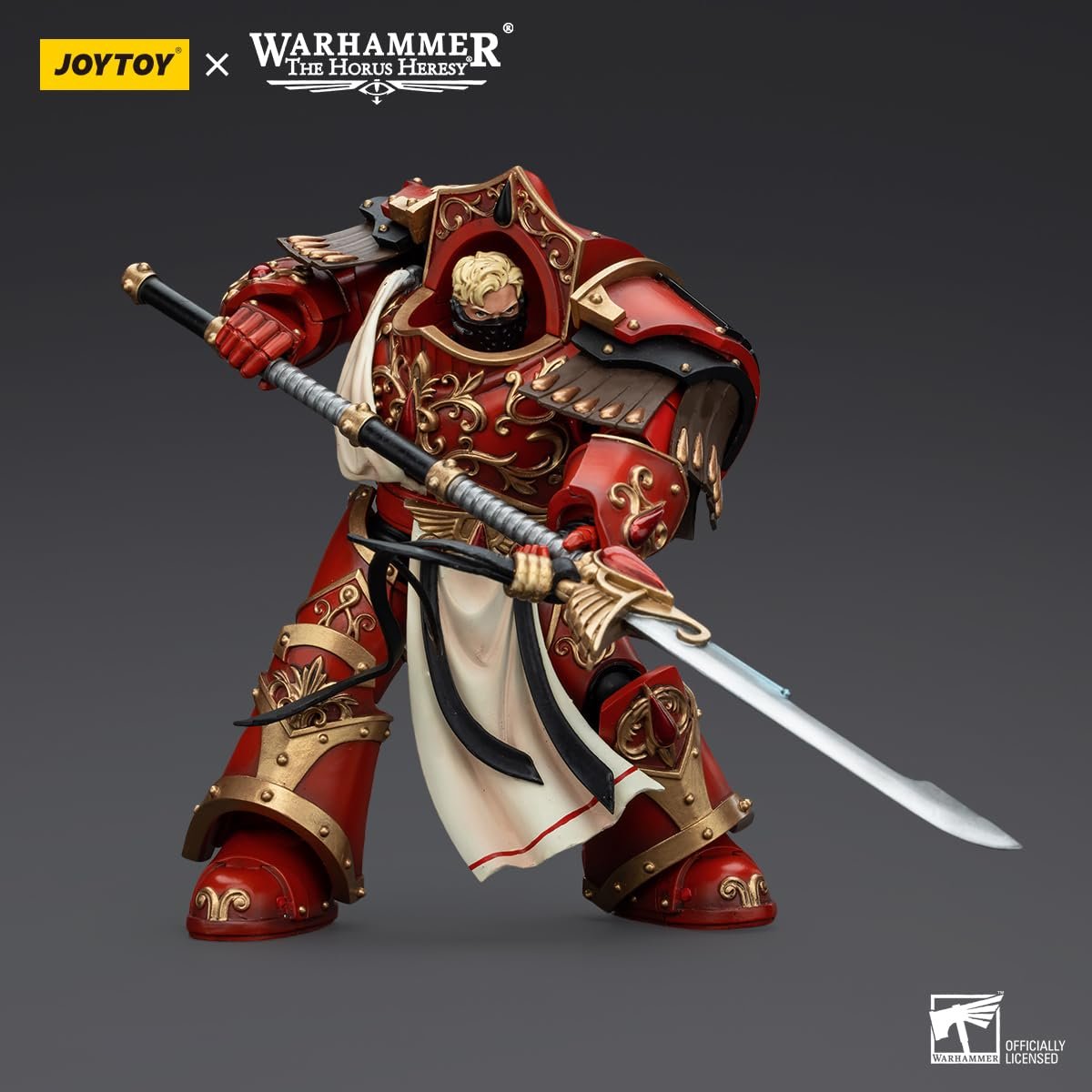 Фигурка JOYTOY Warhammer Horus Heresy Blood Angels Crimson Paladins Squad Crimson, масштаб 1/18, 14,2 см, фото №6