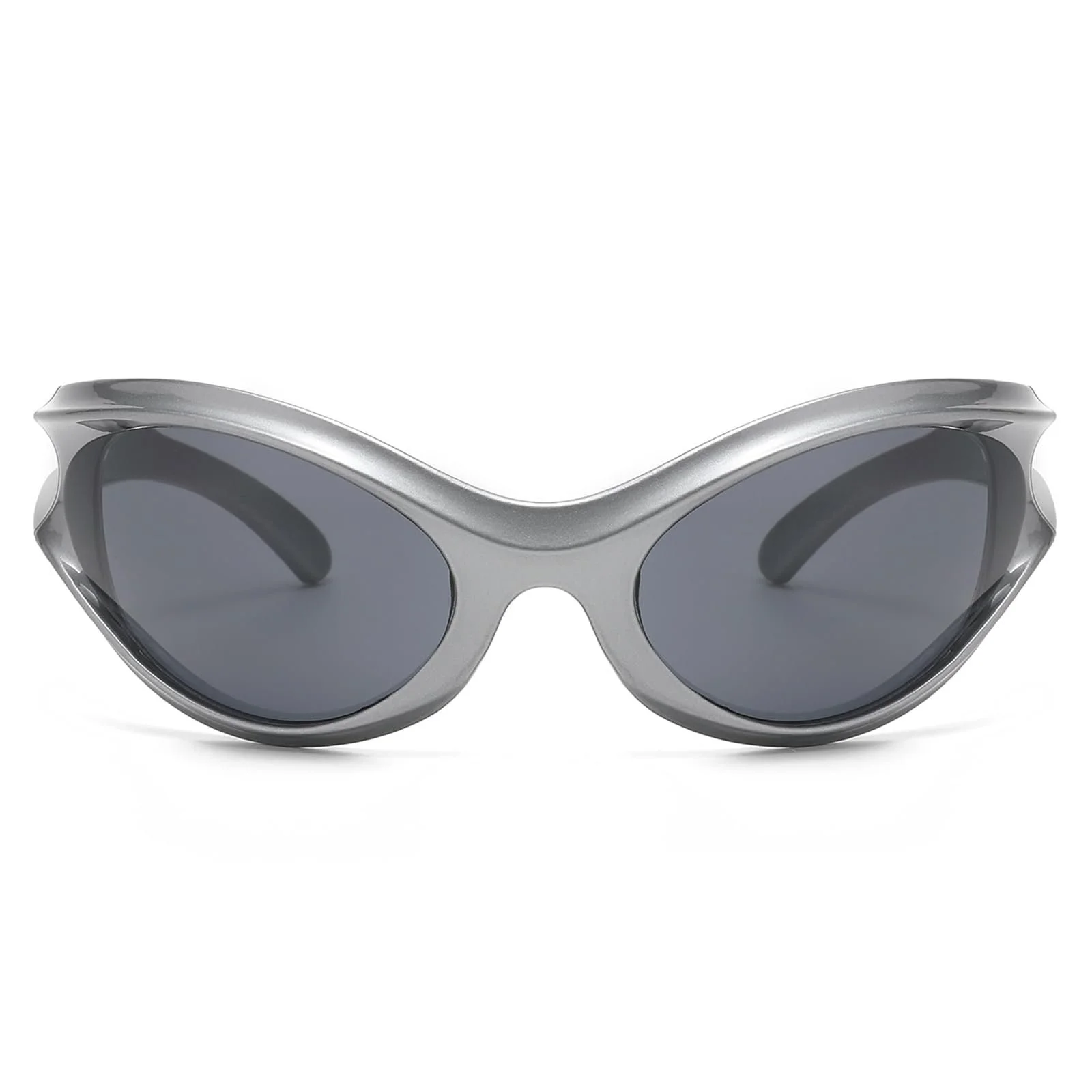 Футуристичні сонцезахисні окуляри y2k для чоловіків і жінок LJCZKA, вінтажні, захист UV400, фото №2