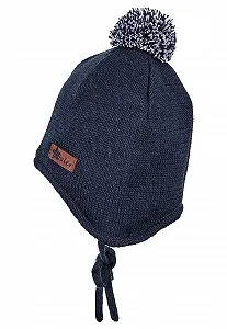 Вязана шапка Sterntaler Unisex Ocs з помпоном synthetic.ua - Фото 1